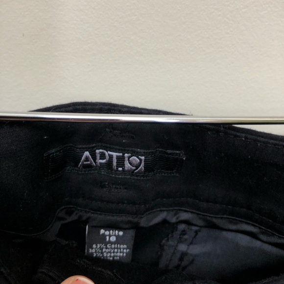 🌹Apt 9 | Petite Black Casual Pants - Picture 2 of 3